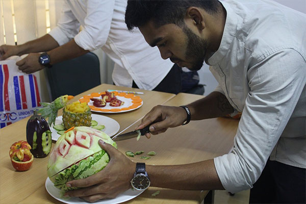 fruit carving